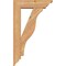 Ekena Millwork Funston Traditional Smooth Bracket w/ Offset Brace, Western Red Cedar, 5 1/2"W x 18"D x 30"H BKT0604X18X30FST01SWR - alternate 4